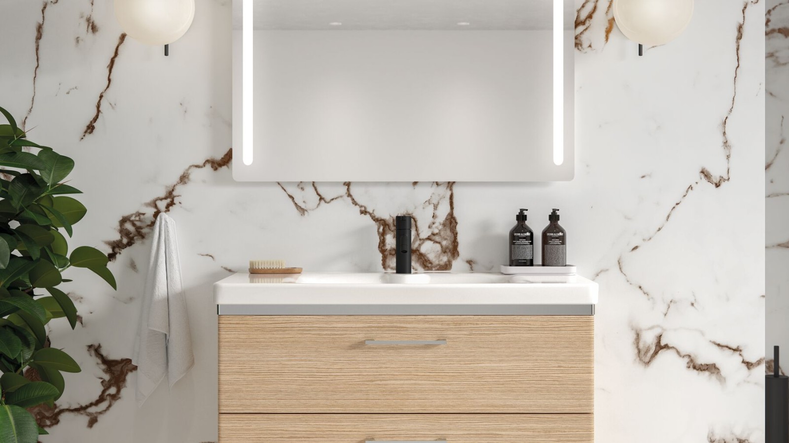 Baderom i nordisk stil Baderom i nordisk stil