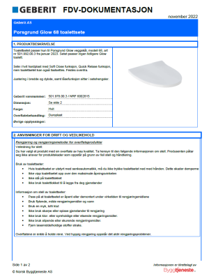FDV_Porsgrund Glow 68 sete FDV_Porsgrund Glow 68 sete