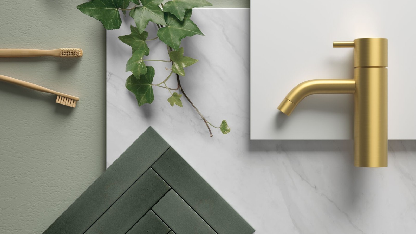 Moodboard grønn Moodboard grønn