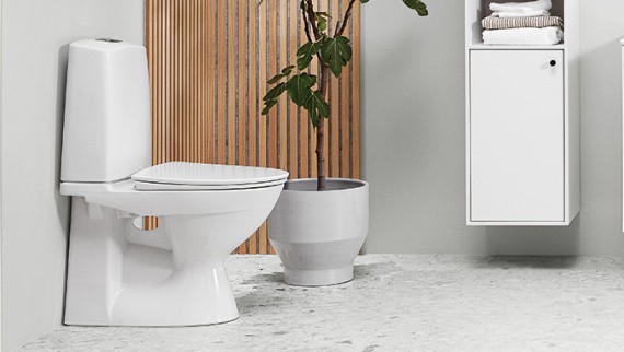 Porsgrund Glow 60 gulvstående toalett