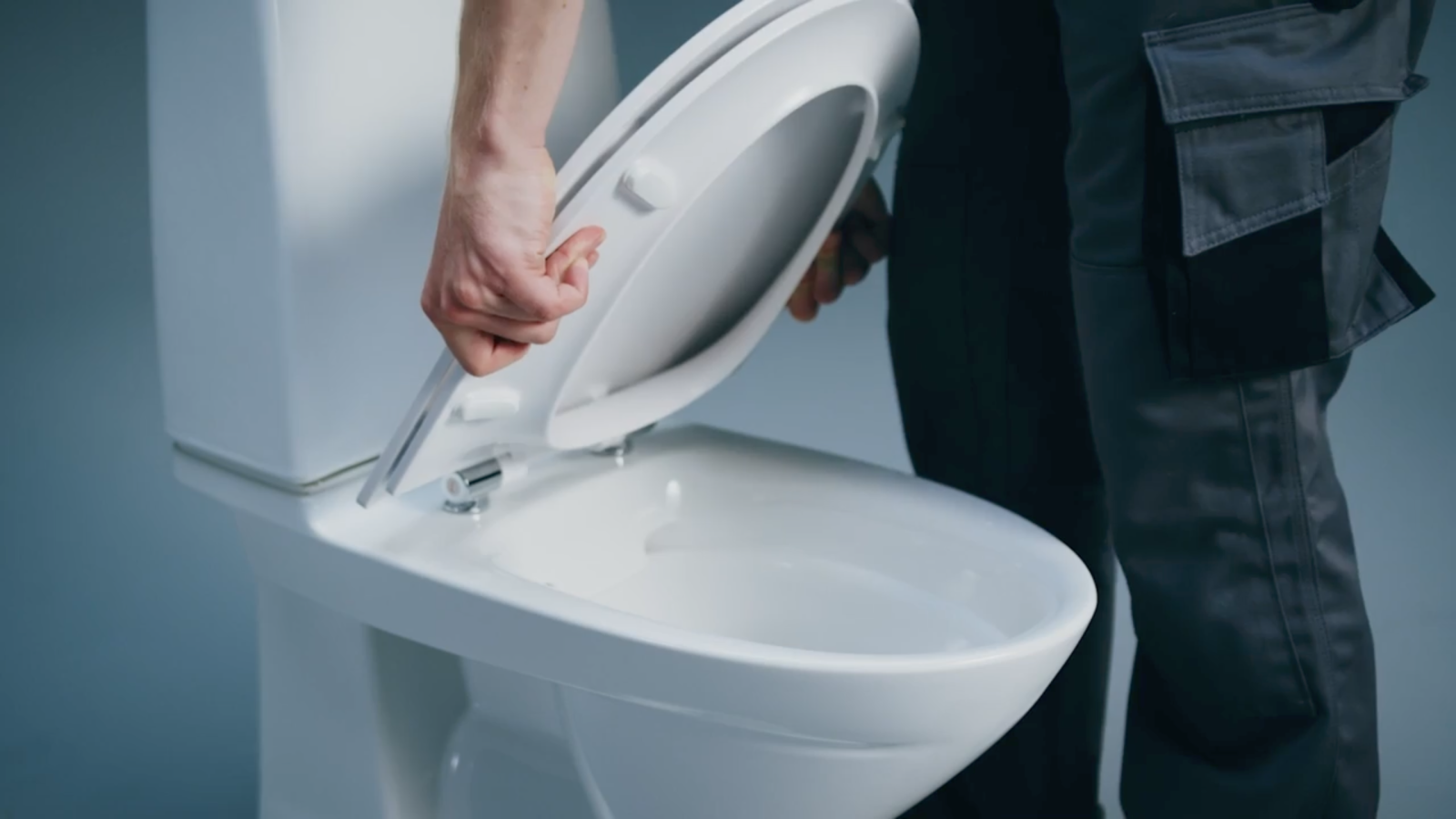 Toalett sete som tas av Toalett sete som tas av