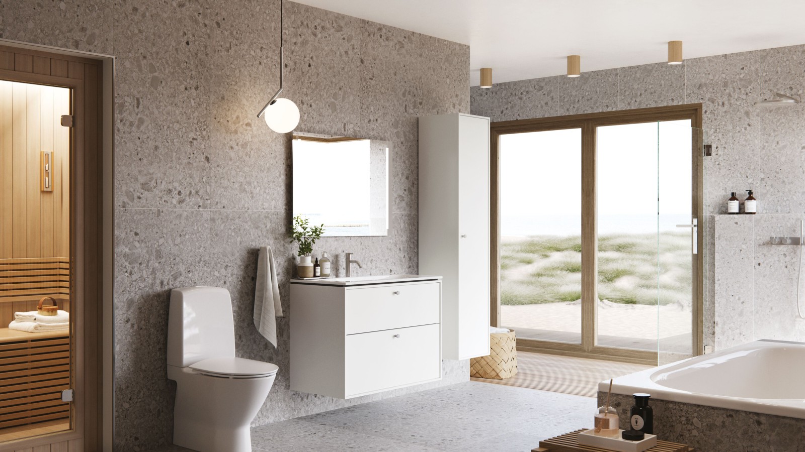 Baderom i nordisk stil