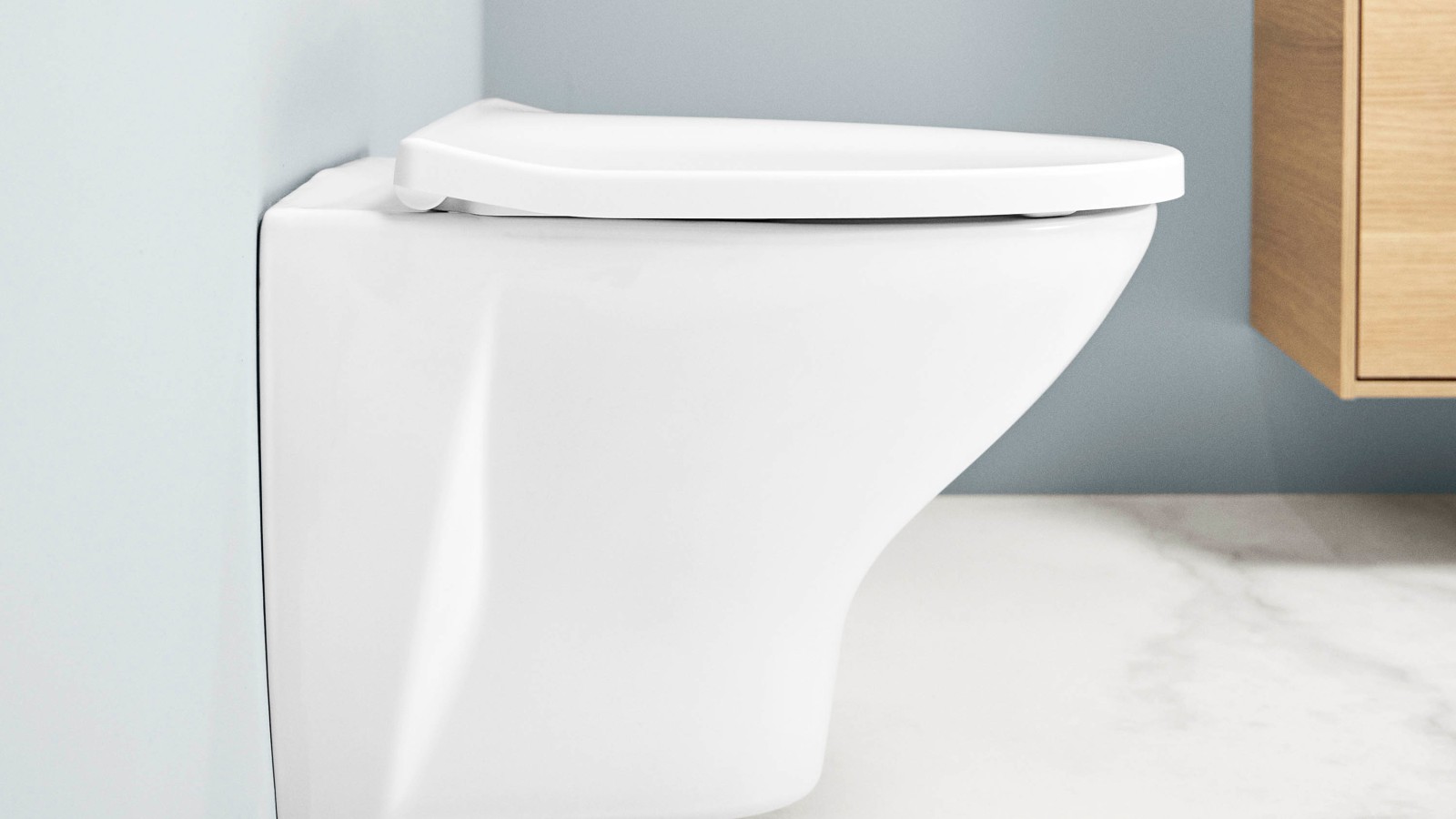 Porsgrund vegghengt toalett med Smart-glasur Porsgrund vegghengt toalett med Smart-glasur