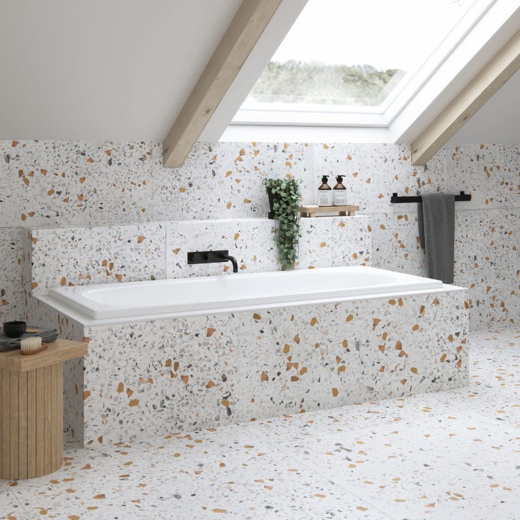 Porsgrund badekar, innebygd Porsgrund badekar, innebygd