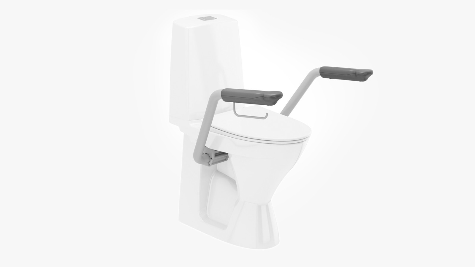 Porsgrund toalett med armstøtter Porsgrund toalett med armstøtter