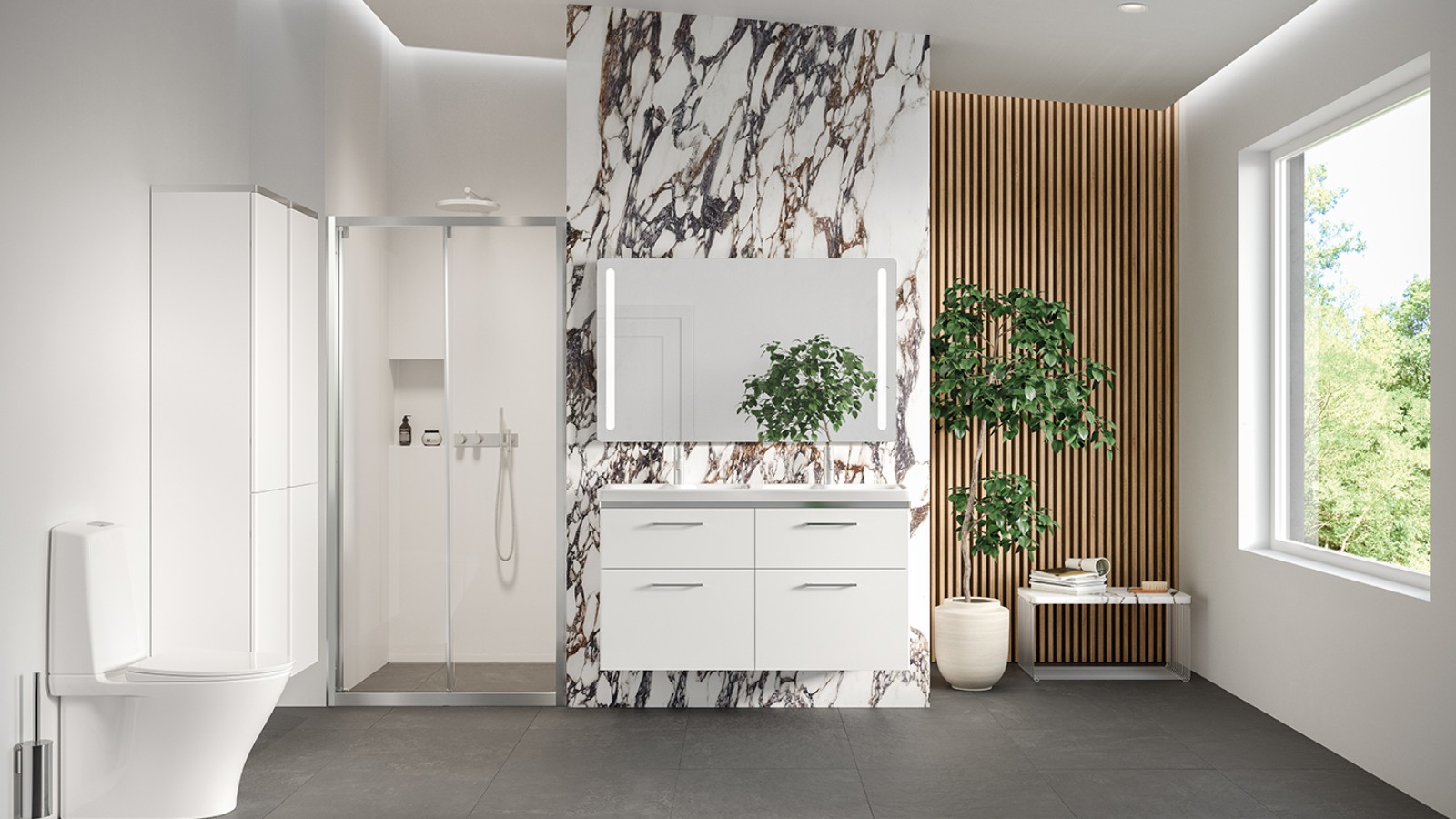 Porsgrund Glow hvitt Glow 64-toalett Showerama 10-1 Reflect-speil Porsgrund Glow hvitt Glow 64-toalett Showerama 10-1 Reflect-speil